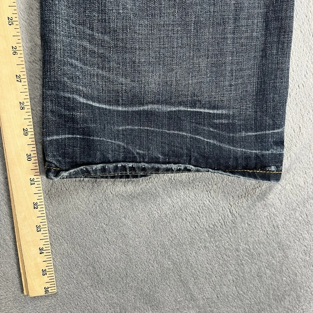 Urban Pipeline Jeans Mens 38x32 Blue Relaxed Bootcut Dark Wash Denim